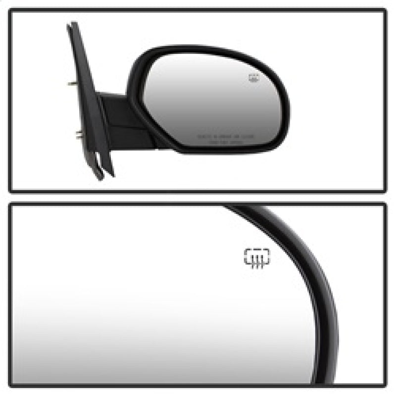 xTune 07-14 Chevy Silverado Heated Mirror - Right MIR-03CS07-PW-R SPYDER