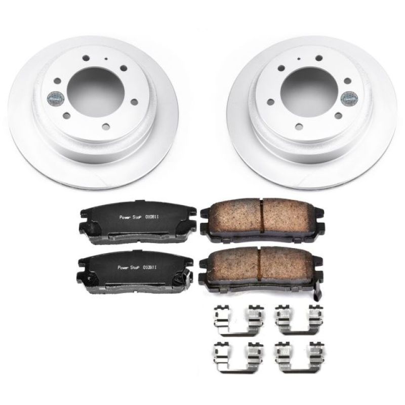 Power Stop 96-99 Acura SLX Rear Z17 Evolution Geomet Coated Brake Kit PowerStop