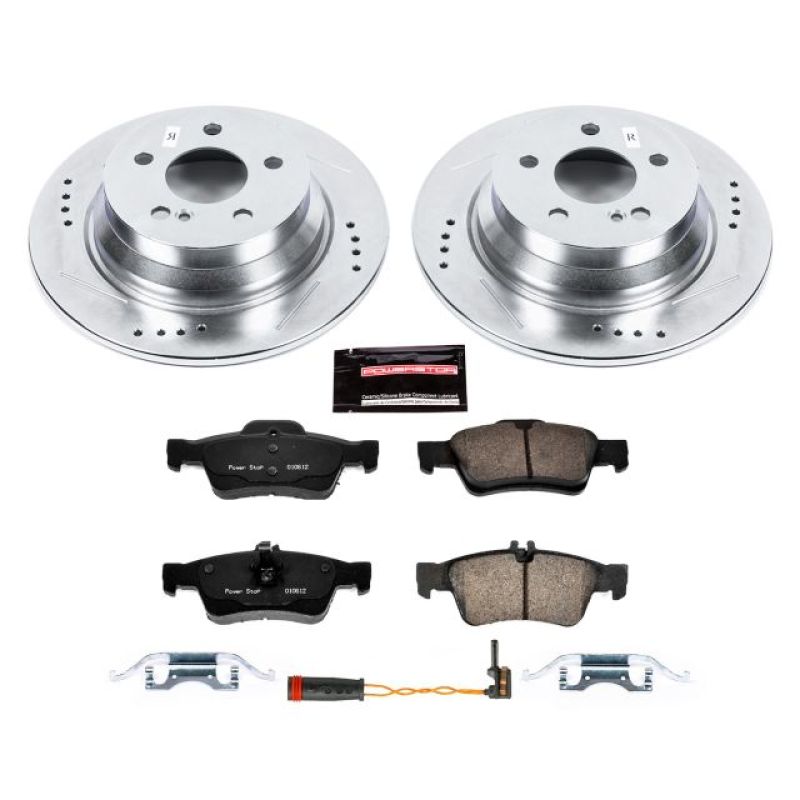 Power Stop 14-16 Mercedes-Benz E250 Rear Z23 Evolution Sport Brake Kit