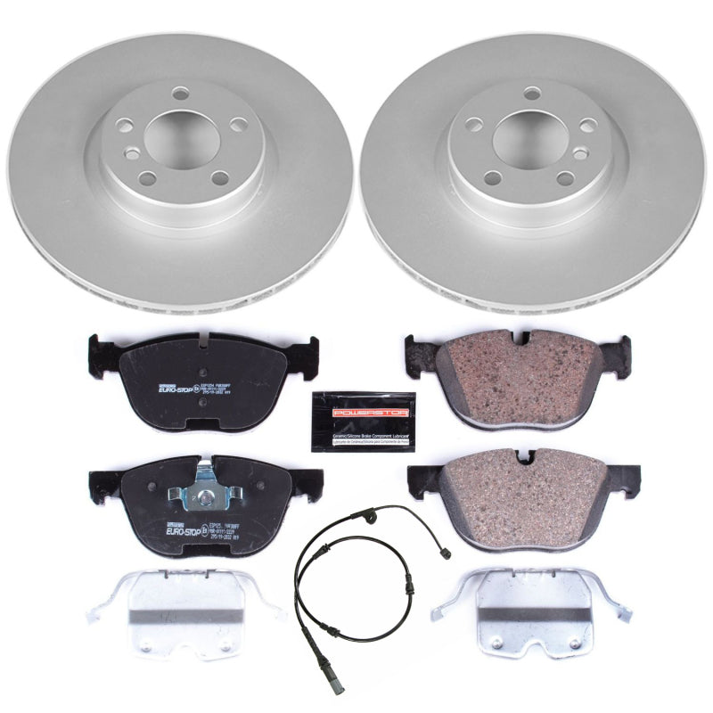 Power Stop 10-13 BMW X5 Front Euro-Stop Brake Kit PowerStop