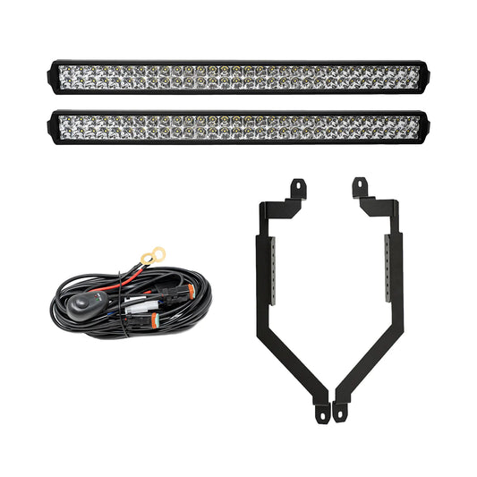 Cali Raised LED CR4118 32 inch Lo Pro grille LED light bar kit for 2024+ Toyota Tacoma