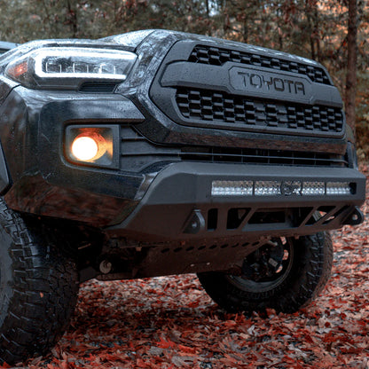 Cali Raised LED CR4135 Stealth Bumper no bull bar with 32 inch spot light for Toyota Tacoma