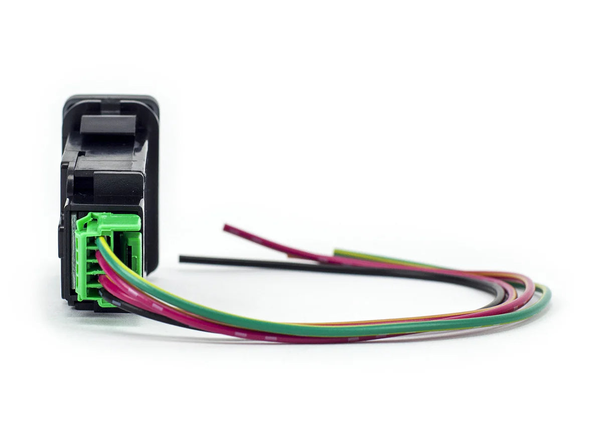 Cali Raised LED CR2394 tall Toyota OEM style LED light bar switch with blue illumination