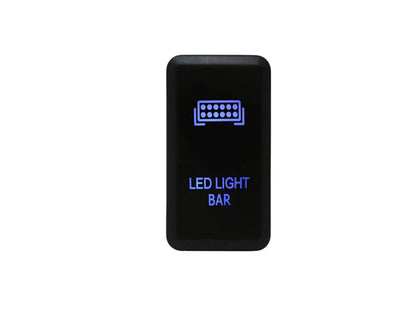 Cali Raised LED CR2394 tall Toyota OEM style LED light bar switch with blue illumination