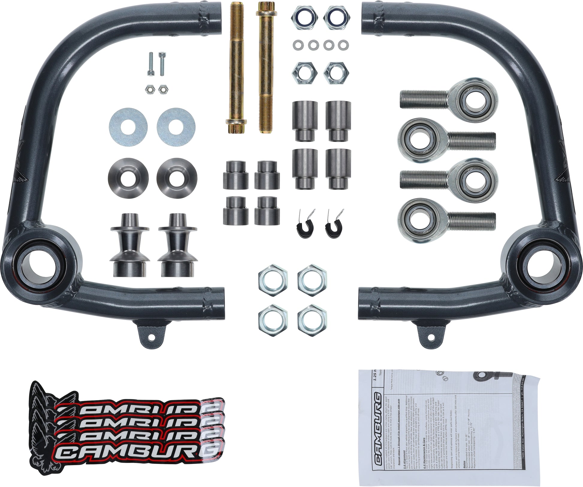 Camburg CAM-310196 1.25 inch heim uniball upper arms for Toyota Land Cruiser 300