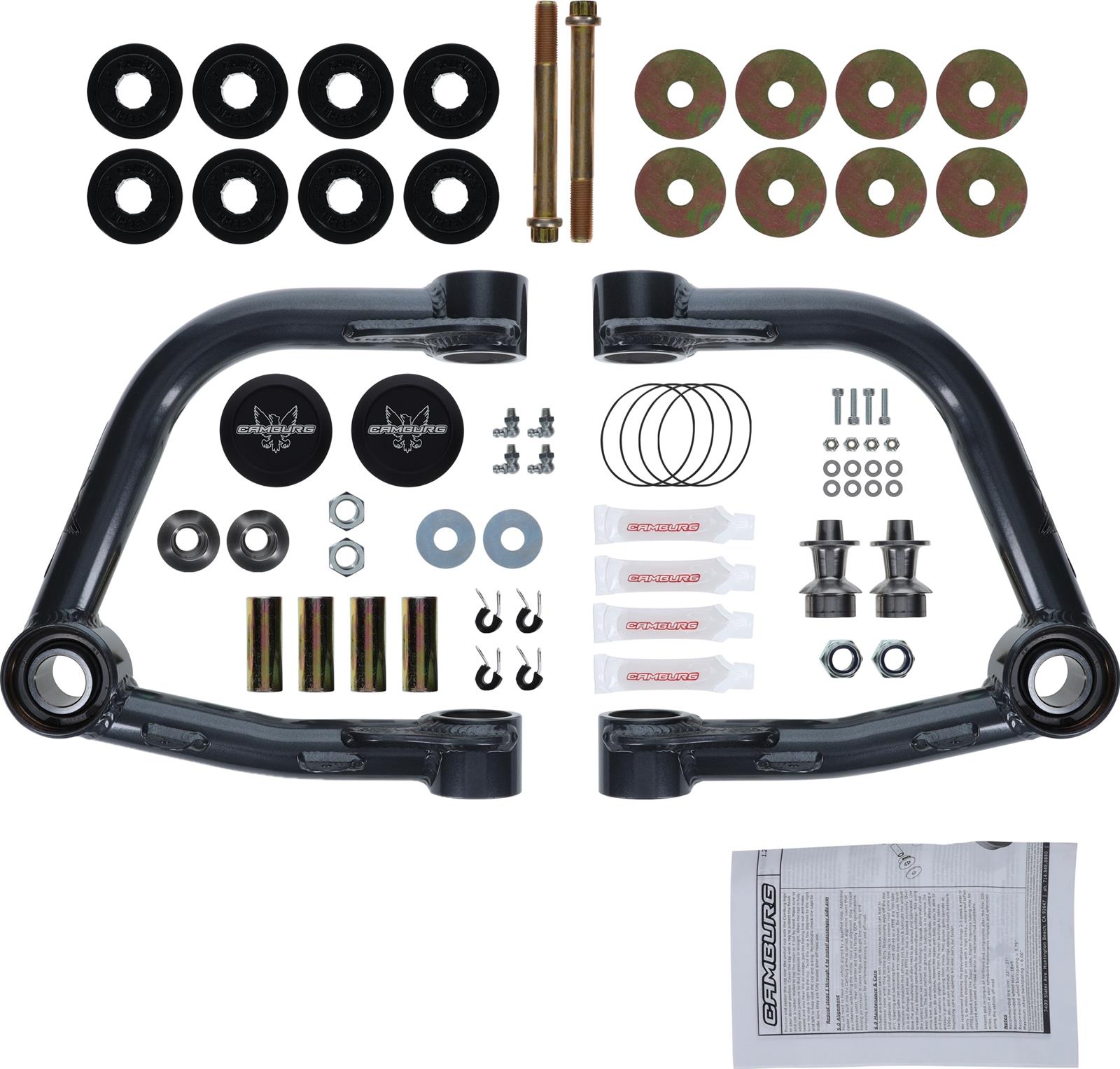 Camburg CAM-310197 1.25 inch uniball upper arms with covers for Toyota Tundra