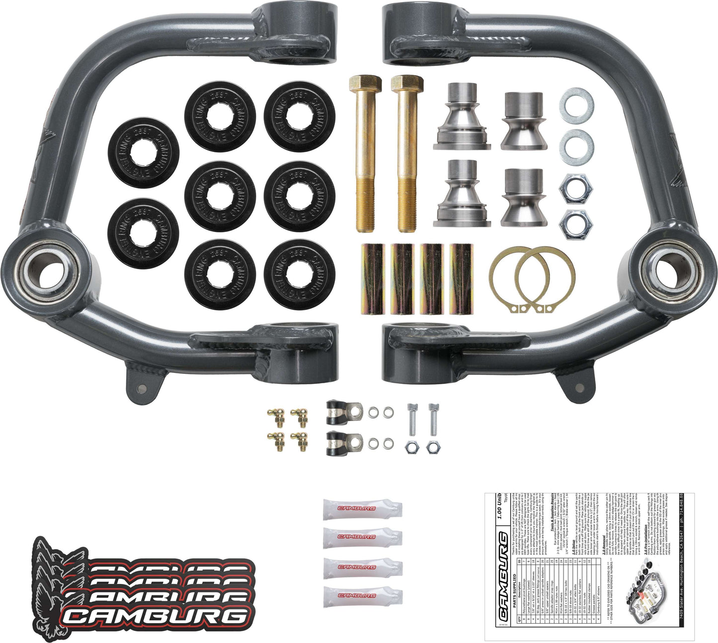 Camburg CAM-310005 1 inch uniball upper arms for Toyota Tacoma and 4Runner