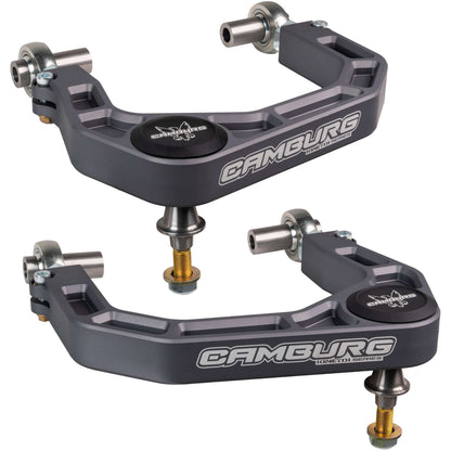 Camburg CAM-110214-GRY KINETIK V2 gray billet uniball upper arms for Ford Bronco