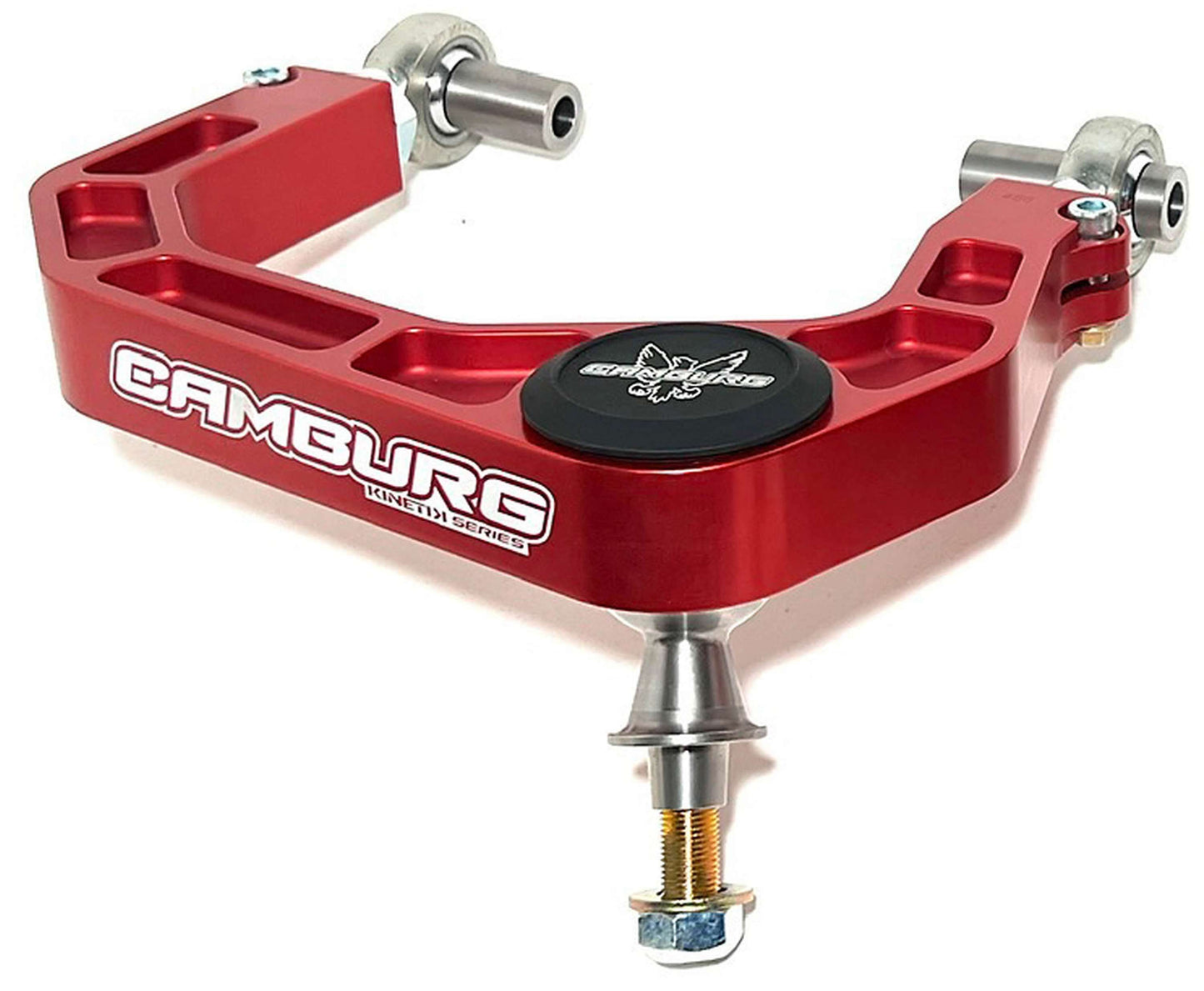 Camburg KINETIK V2 Billet Uniball Upper Arms for 2021-2025 Bronco Red - CAM-110214-RED