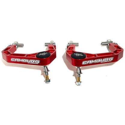 Camburg CAM-110214-RED KINETIK V2 red billet uniball upper arms for Ford Bronco