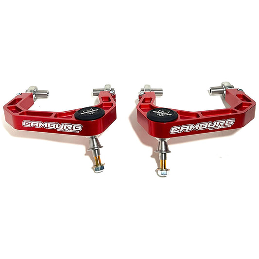 Camburg CAM-110214-RED KINETIK V2 red billet uniball upper arms for Ford Bronco