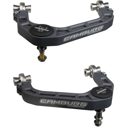 Camburg CAM-110211-GRY KINETIK V2 gray billet uniball upper arms for Ford F-150
