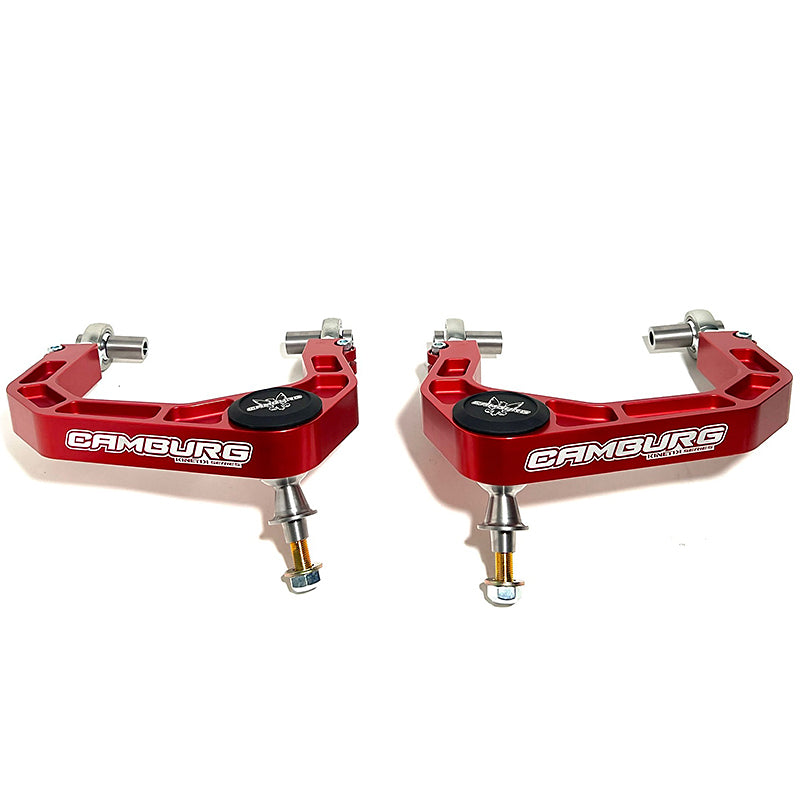 Camburg CAM-310184-RED red KINETIK V2 billet uniball upper arms for Tacoma 4Runner and FJ Cruiser
