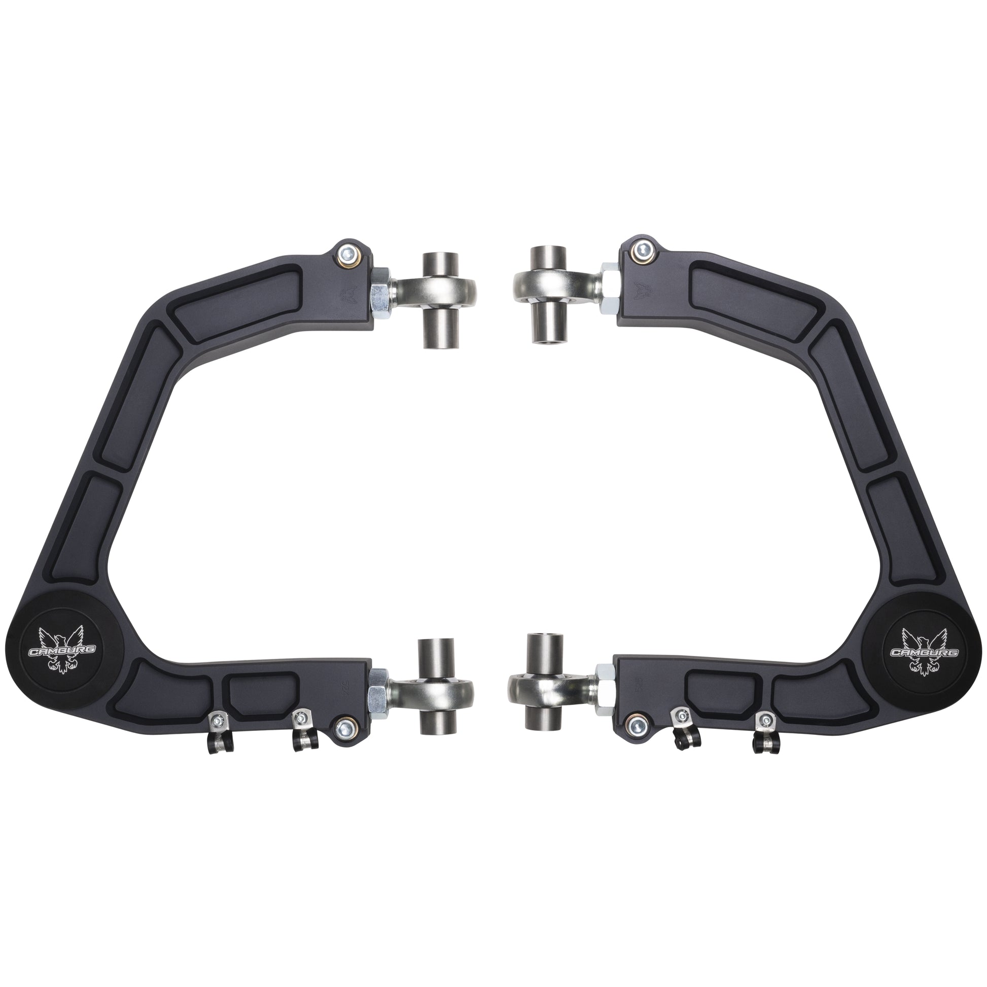 Camburg CAM-310187-GRY gray KINETIK V2 billet uniball upper arms for Toyota Tundra and Sequoia