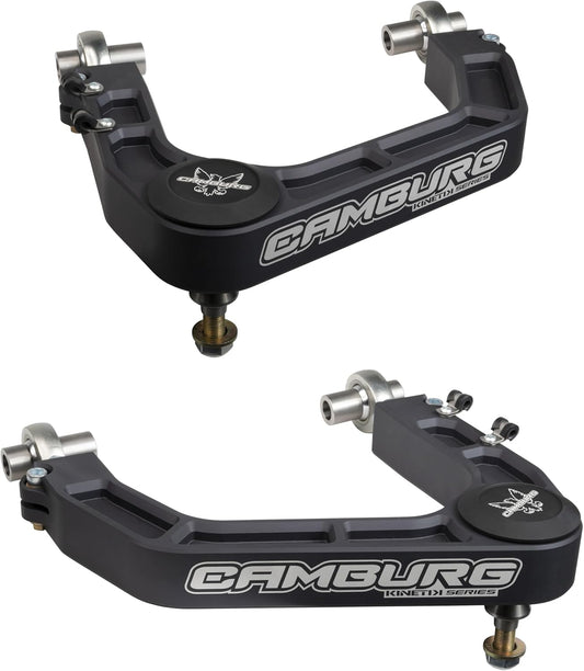 Camburg CAM-310187-GRY gray KINETIK V2 billet uniball upper arms for Toyota Tundra and Sequoia