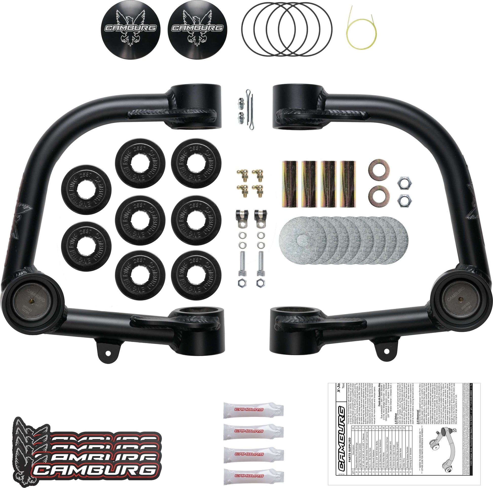 Camburg CAM-310079 X-Joint upper arms for Toyota 4Runner FJ Cruiser and Lexus GX