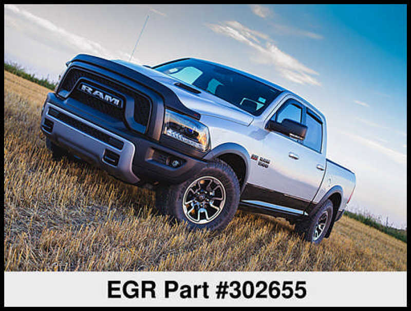 EGR 09-13 Dodge Ram Pickup Superguard Hood Shield - Matte (302655)