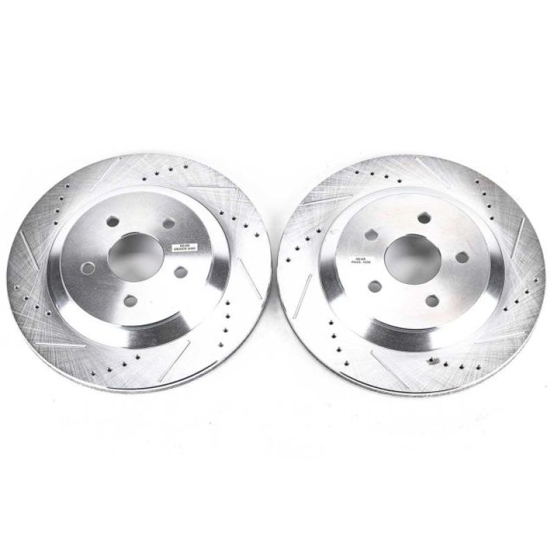 Power Stop 04-07 Ford Freestar Rear Evolution Drilled & Slotted Rotors - Pair PowerStop