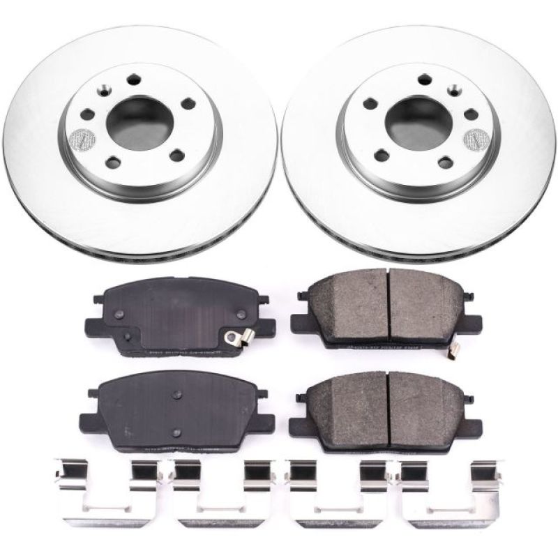 Power Stop 18-19 Buick LaCrosse Front Z17 Evolution Geomet Coated Brake Kit PowerStop