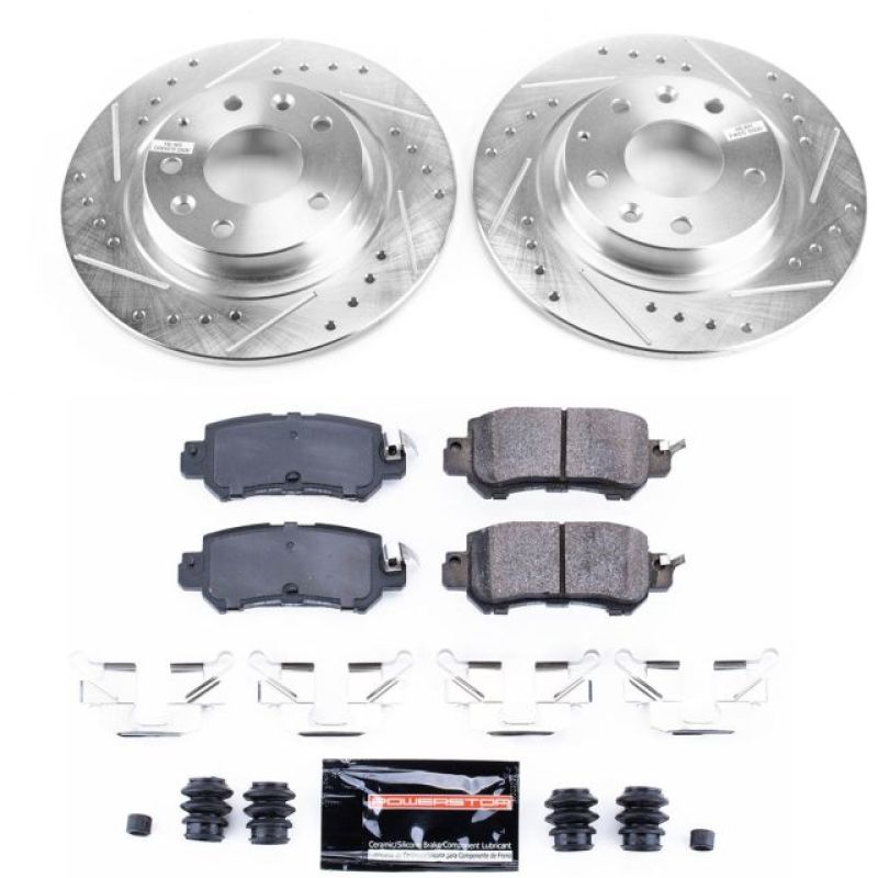 Power Stop 16-18 Mazda CX-3 Rear Z23 Evolution Sport Brake Kit