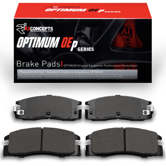 R1 Rear OE Brake Pads 1988-1995 Isuzu Amigo/Pickup & More - 2551-0398-00