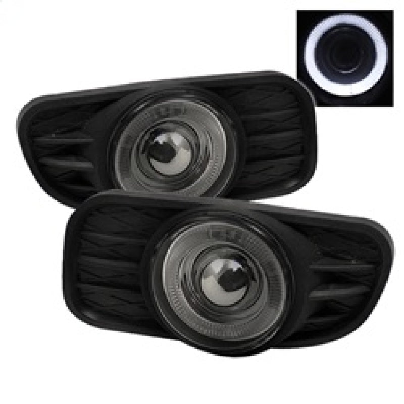 Spyder Jeep Grand Cherokee 99-04 Halo Projector Fog Lights w/Switch Smoke FL-P-JGC99-HL-SM SPYDER