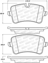 Load image into Gallery viewer, StopTech Premium Ceramic Rear Brake Pads - 308.15471