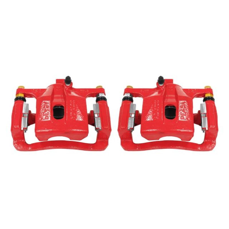 Power Stop 06-10 Hummer H3 Rear Red Calipers w/Brackets - Pair PowerStop