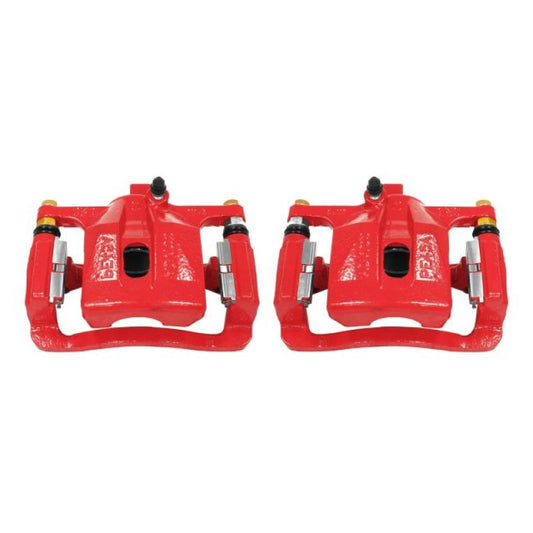 Power Stop 06-10 Hummer H3 Rear Red Calipers w/Brackets - Pair PowerStop