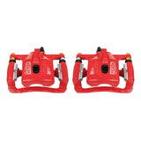 Power Stop 06-10 Hummer H3 Rear Red Calipers w/Brackets - Pair