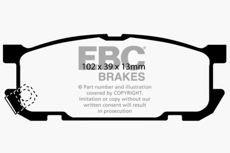 EBC GreenStuff Rear Brake Pads - DP21453 EBC
