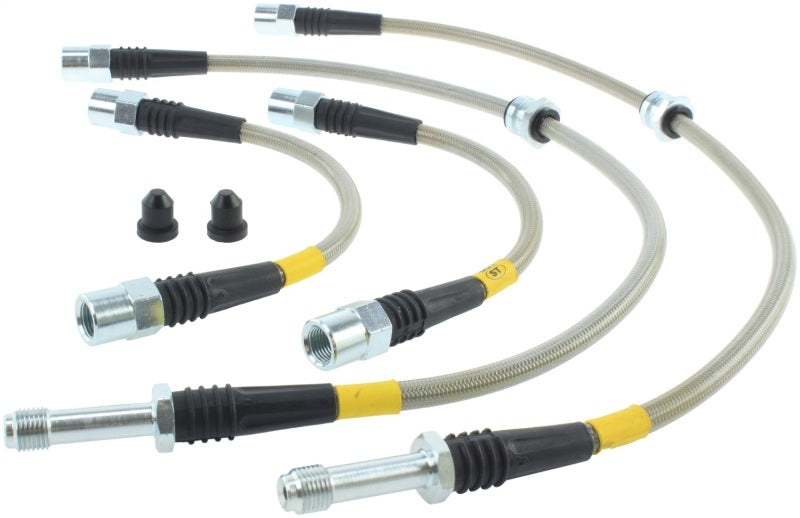 StopTech 96-2000 BMW 328I / 328IS Stainless Steel Rear Brake Lines Stoptech