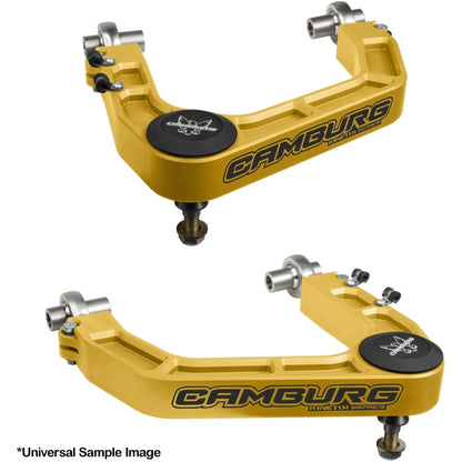 Camburg 21-24 Ford F-150 (Ex. Raptor) KINETIK Series Billet Upper Control Arms - Gold CAM-110211-GLD