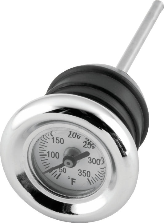 Bikers Choice 84-99 Softail 82-03 XL Chrome Oil Tank Temp Gauge Replaces H-D 62688-87T 62667-87T - 490568