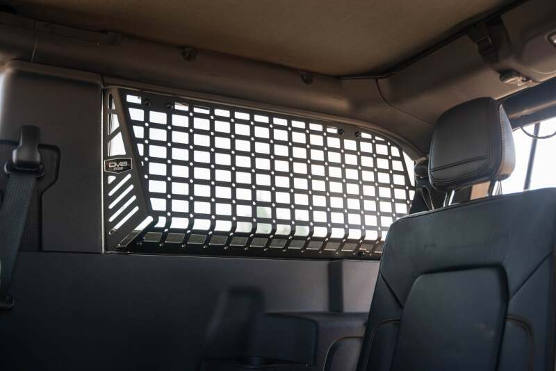 DV8 21-24 Ford Bronco 2-Door Rear Window Pocket Molle Panels  MPBR-12