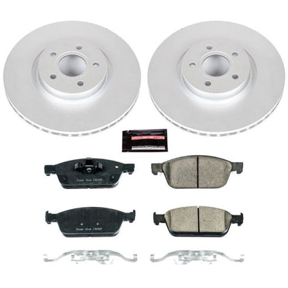 Power Stop 13-19 Ford Escape Front Z23 Evolution Sport Coated Brake Kit PowerStop