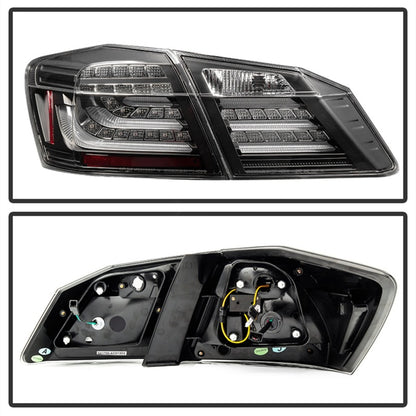 Spyder Honda Accord 2013-2015 4DR LED Tail Lights - Black ALT-YD-HA13LED-LED-BK SPYDER