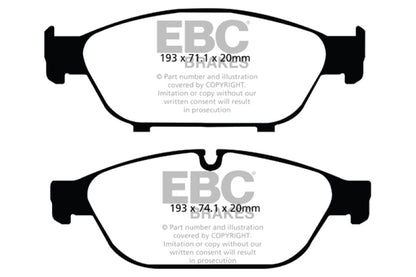 EBC GreenStuff Front Brake Pads - DP22086 EBC