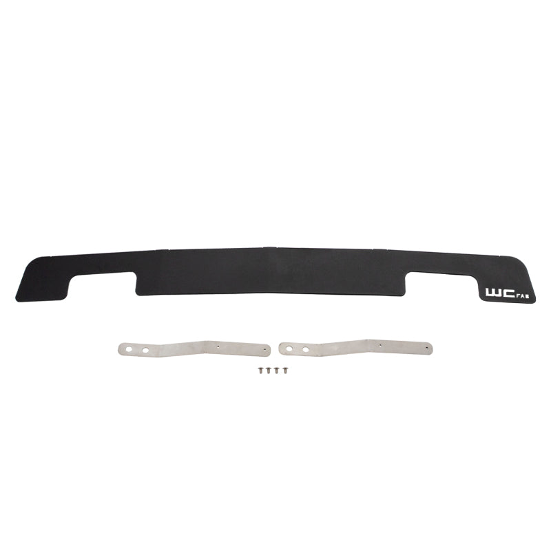 Wehrli 11-14 Chevy 2500/3500 HD Valance Filler Panel Kit w/ Tow Hooks - Fine Tex Black Wehrli