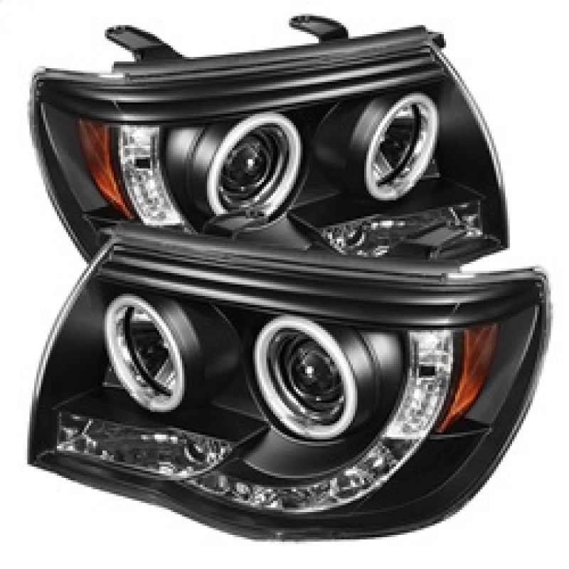 Spyder Toyota Tacoma 05-11 Projector Headlights CCFL Halo LED Blk High H1 Low H1 PRO-YD-TT05-CCFL-BK SPYDER
