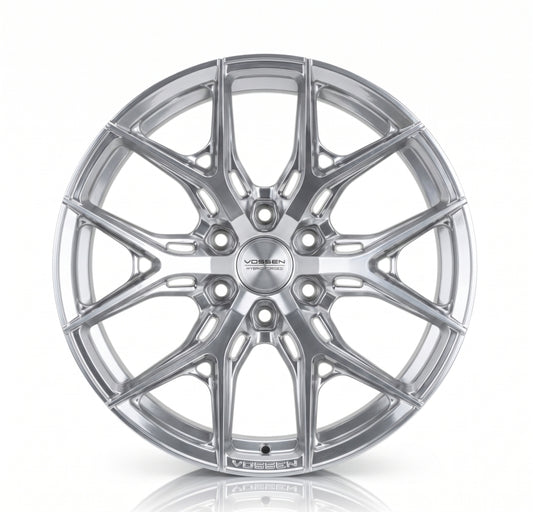 Vossen HF6-4 20X10 / 8X165.1 / ET18 / SUPER DEEP / 125.1 - Silver Polished