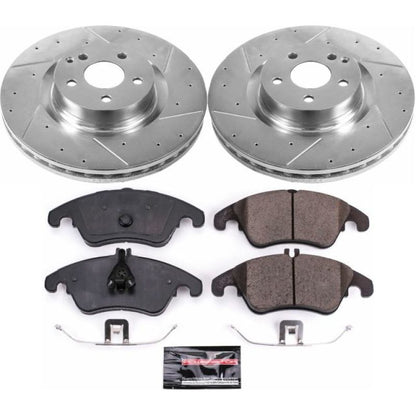 Power Stop 12-15 Mercedes-Benz C250 Front Z23 Evolution Sport Brake Kit PowerStop