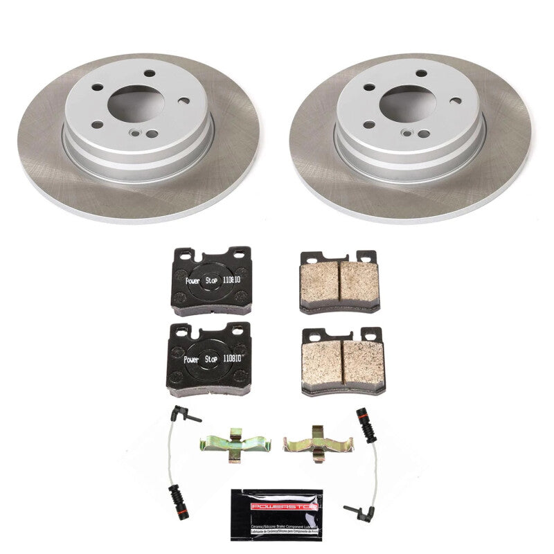 Power Stop 96-97 Mercedes-Benz C36 AMG Rear Semi-Coated Rotor Kit PowerStop