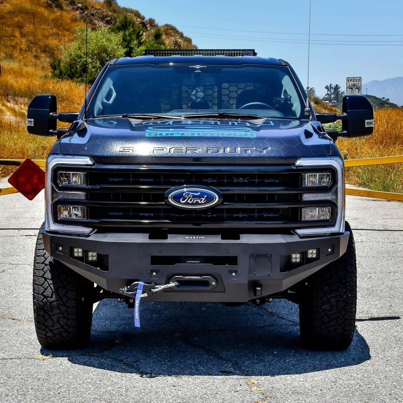 Westin 23-24 Ford F250/350 Pro-Series Front Bumper - Textured Black Westin