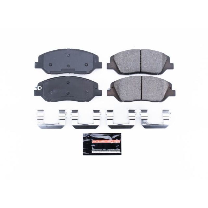 Power Stop 17-18 Hyundai Santa Fe Front Z23 Evolution Sport Brake Pads w/Hardware PowerStop