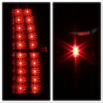 Spyder Chevy Suburban/GMC Yukon/Yukon Denali 07-14 LED Tail Lights Red Clear ALT-YD-CSUB07-LED-RC SPYDER