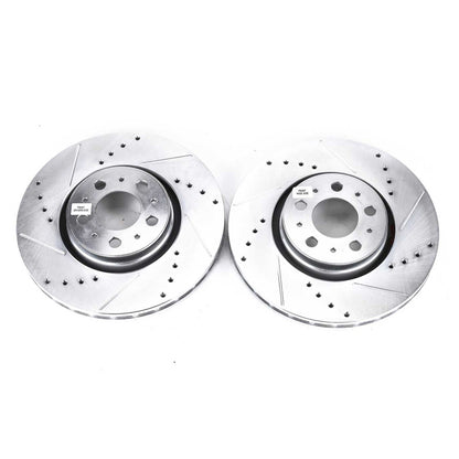 Power Stop 08-09 Volvo S60 Front Evolution Drilled & Slotted Rotors - Pair PowerStop