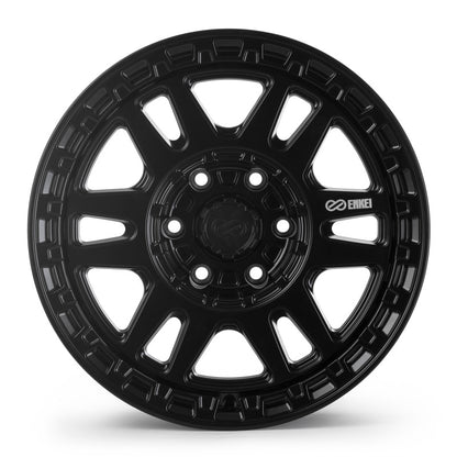 Enkei Trail-Tracker 18x9 / 6x139.7 BP / ET42 / 106.1mm Bore - Matte Black Wheel