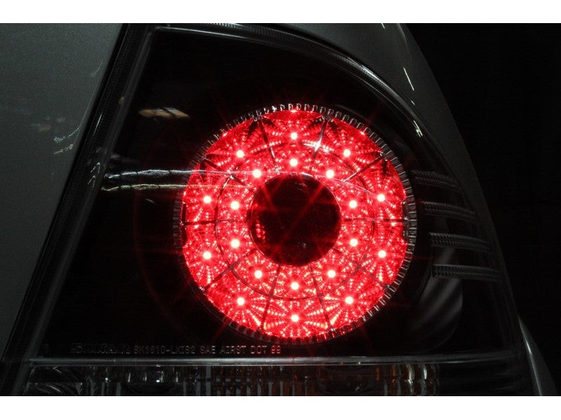 Spyder Lexus IS 300 01-05 LED Tail Lights Black ALT-YD-LIS300-LED-BK SPYDER