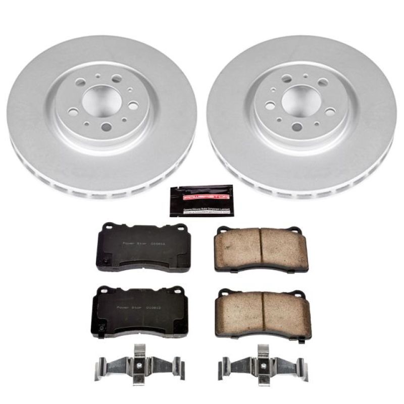Power Stop 04-07 Volvo S60 Front Z23 Evolution Sport Coated Brake Kit PowerStop